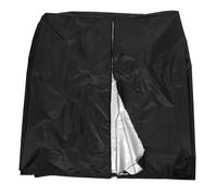 Ibc Tote Tank Cover 420d Oxford Cloth Waterproof UV Resistant Zippered | Black Reflective Surface, Ergonomic Handle Grip, Rain Proof and Spill Mitigation for Garden and Logistics Use