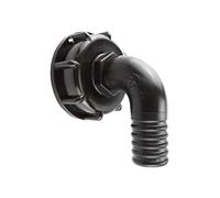 ibc water storage tank s60x6,outlet fittings for 3/4" hose (cap+19mm elbow)