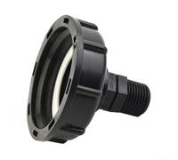 IBC Water Tank Adapter 60mm Coarse Thread Connector for Garden Hose Compatible with Common 2 inch Coarse Thread IBC Containers (20mm)