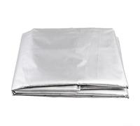IBC Water Tank Protective Cover, 210D Insulation Foil IBC Container Protective Cover Cases Protection for 1000 L Water Tanks(Grey, 120x100x116cm)