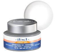 IBD Hard Gel - LED/UV Builder Gel Intense White, 1 pack (1 x 14 g) - MADE IN USA - Nail building at home - without appointments and noisy nail salons