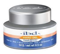 IBD Hard Gel - UV French Xtreme White, 1 pack (1 x 14 g) - MADE IN USA - Premium build-up gel for gel nails