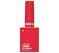 IBD Rubber Gel - Flamingo - 15 ml - Made in USA - Premium Nail Polish for Durable Manicure and Smooth Nails - LED/UV Varnish
