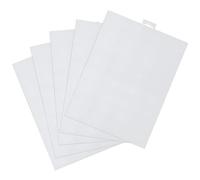 IBEIKE Plastic Mesh Canvas Sheets Embroidery - 5PCS 14 CT White Plastic Mesh Sheets, Flexible Woven Embroidery Needlework Canvas Mesh Cross Stitch, DIY Crafting Knit, Crochet Projects, 28*21cm