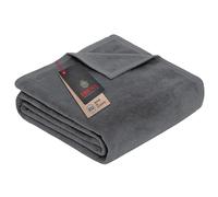 Ibena blanket dark grey size 100x150 cm