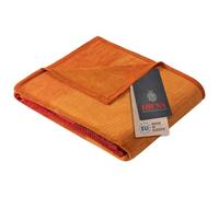Ibena Jacquard, Sorrento throw blanket, orange, 150 x 200 cm