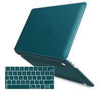 IBENZER MacBook Pro 15 Inch Case 2019 2018 2017 2016 A1990 A1707, Plastic Hard Shell Case with Keyboard Cover for Apple Mac Pro 15 Touch Bar, Quetzal Green, T15QUGN+1