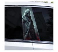 IBENZIGH 2pcs Knight Style Car B-Pillar Sticker Covering Scratched Car Center Pillar DIY Personalized Decal Car Decoration(Type B)