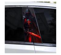 IBENZIGH 2PCS Knight Swordsmen Car B-Pillar Sticker Center Pillar Waterproof Car Door Pillar Decorative Decal Car Decoration(Type I)