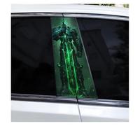 IBENZIGH Knight Warrior Car Decal Car B-Pillar Decal Waterproof Car Covered With Scratch Decorative Decal Car Door Post Car Decoration(Type I)