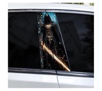 IBENZIGH Knight Warrior Car Decal Car B-Pillar Decal Waterproof Car Covered With Scratch Decorative Decal Car Door Post Car Decoration(Type H)
