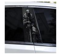 IBENZIGH Knight Warrior Car Decal Car B-Pillar Decal Waterproof Car Covered With Scratch Decorative Decal Car Door Post Car Decoration(Type B)