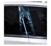IBENZIGH Knight Warrior Car Decal Car B-Pillar Decal Waterproof Car Covered With Scratch Decorative Decal Car Door Post Car Decoration(Type D)