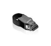 Ibera Bike Seat Post Clamp Rack Mount Adapter 25-38mm, 25kg Load, Universal Strap Mount, Black