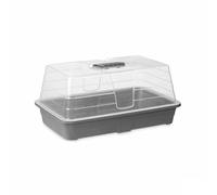 Ibergarden Greenhouse Grey Transparent Plastic 38.5 x 17.5 x 24.5 cm (Pack of 8)