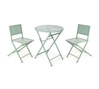 Ibergarden Table Set with 2 Chairs Green