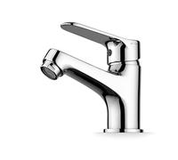 Ibergrif Basin Mixer Tap for Bathroom - Single Lever Sink Faucet, Hot & Cold Water Control, Chrome, M11059
