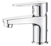 Durable Water-Saving Single Lever Bathroom Mixer Tap - Modern Chrome Design
