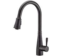 Ibergrif, Kitchen Tap with with Pull Out Spray, Single Lever Sink Mixer