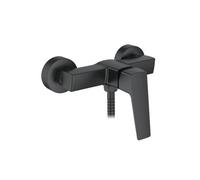 Ibergrif M12007B Shower Faucet, with Hand Shower, Hose and Holder, Black