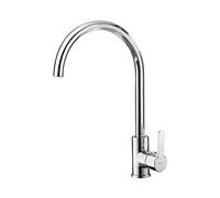 Ibergrif M14022, Kitchen Tap with High Spout, Sink Tap, Chrome