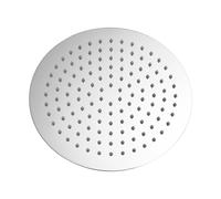 Ibergrif M20293 Rain Shower Head, 8 Inch Round Fixed Showerhead, 304 Stainless Steel Ultra Thin Top Spray Shower Head with 126 Jets for Bathroom, Chrome