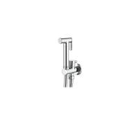 Ibergrif M22015R Concealed Handheld Bidet Sprayer Kit, Muslim Bidet Spray with Shattaf Sprayer, Shower Hose, Single Cold Water Only, Chrome, Silv
