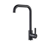 Ibergrif, Kitchen Tap with High Spout, Sink Mixer with 360 Degree Rotation Spout, Brass