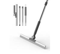 Ibergrif M34103 42 cm Floor Squeegee, Rubber Broom with Adjustable Handle (113 cm), Glass Cleaner, for Floor, Shower, Tiles, Kitchen, Patio, Garden