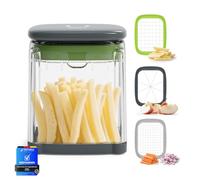 Ibergrif M523 Potato Chipper Chip Cutter, 3 in 1 Potato Cutter, Fast Chip Maker for French Fries, 700ml Chip Maker for Carrots, Apples, Courgette, Onions