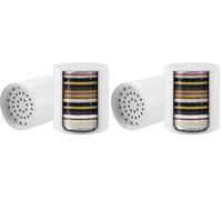 Ibergrif M91010-1 Universal Replacement Shower Filter Cartridge for Hard Water, Filter Cartridge - Reduces Chemicals Chlorine (Pack of 2)