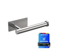 Ibergrif MK34052 Chrome Toilet Roll Holder Wall Mounted, Self Adhesive Toilet Paper Holder for Bathroom & Kitchen, Waterproof, No Drilling