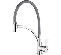 Ibergrif, Pull out Kitchen Tap with 2 Spray function, Sink Tap with Flexible Spout, Chrome