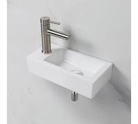 Ibergrif Small Cloakroom Basin Sink 376 x 188 x 93 mm