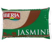 Iberia Brown Jasmine Rice, 5 Lbs Long Grain Naturally Fragrant Enriched Brown Jasmine Rice