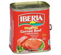 Iberia Canned Beef 12oz Premium Corned Beef with Natural Juices Halal
