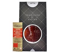Iberian Ham Acorn-Fed Sliced 100 g (1 sobre) - Cured +36 Months - Hycer Certified - Pata Negra - Jamón Ibérico de Bellota - Guijuelo Spain - aBeiou