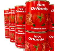 Iberica 24x 400g Orlando Tomate Frito Fritos Spanish Tomato Sauce Sofrito Base Fritos Smooth Pasta, Pizza, Meatballs Sauce Gluten Free & Vegan, Vegetarian Friendly