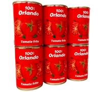 Iberica 6x 400g Orlando Tomate Frito Fritos Spanish Tomato Sauce Sofrito Base Fritos Smooth Pasta, Pizza, Meatballs Sauce Gluten Free & Vegan, Vegetarian Friendly