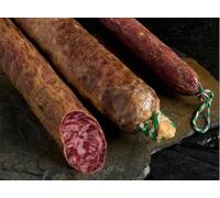 Iberica Acorn-fed Iberico Salchichon Vela, 3 x 200g | Authentic Spanish Cured Sausage from Spain