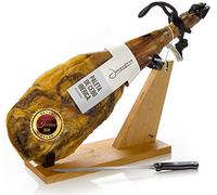 Iberico Ham (Shoulder) Grass-fed 4-4.5 Kg + Ham Stand - Pata Negra Spanish Jamon (Paleta Iberica Cebo)
