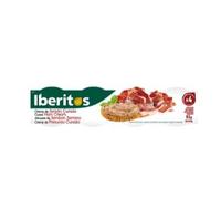 Iberitos Cured Spanish Ham Spread, Jamón Curado, 24 Single Servings, 6 x 4-Pack Bundle, Authentic Serrano Ham Pâté, Rich & Savoury, No Refrigeration Required