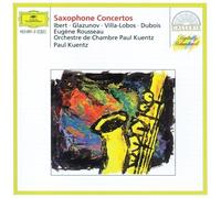 Ibert / Glazunov / Villa-Lobos / Dubois: Saxophone Concertos [Audio CD] Eugene..