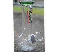 IBEST Mini Bubble Base Borosilicate Small Glass Bong with Percolator Nicotine Free