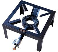 Ibest Uk Cast Iron Steel Catering Stove Key Burners Outdoor Lpg Black Cooker (Single Key)