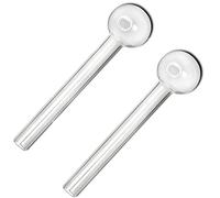 iBest UK Oil Pipe Glass Burner Pack of 2 Pipes in Box Nicotine Free