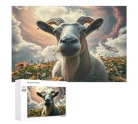 Ibex 1000 Piece Jigsaw Puzzles Adults Kids Paisaje Edificio Jigsaws Family Movie Night Companion Whimsical Colourful Puzzle Home Decor 1000 PCS