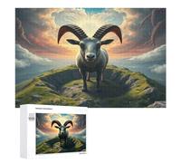 Ibex 1000 Piece Jigsaw Puzzles Adults Kids Paisaje Edificio Jigsaws Post-Work Relaxation Tool Challenging Friends Family Decor 1000 PCS