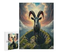 Ibex 1000 Piece Jigsaw Puzzles Adults Kids Paisaje Edificio Jigsaws Weekend Get-Together Whimsical Design Friends Stress Buster 500 PCS