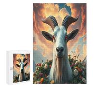 Ibex 1000 Piece Jigsaw Puzzles Adults Kids Paisaje Edificio Jigsaws Weekend Get-Together Whimsical Design Friends Stress Buster 1000 PCS